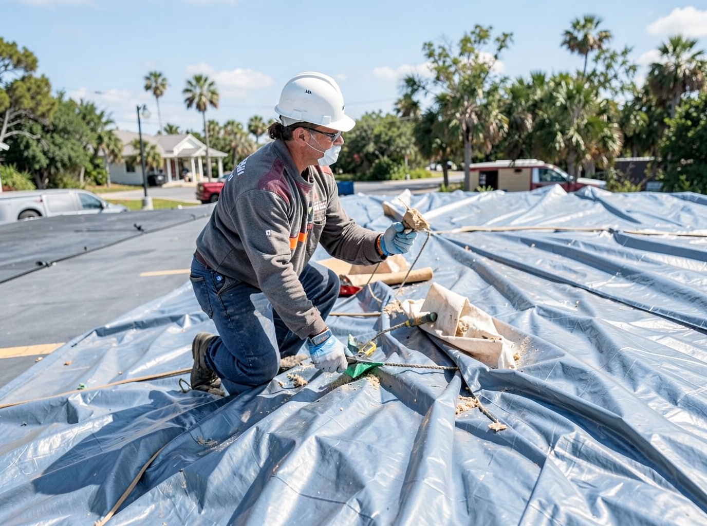 Emergency Roof Tarping in Deltona