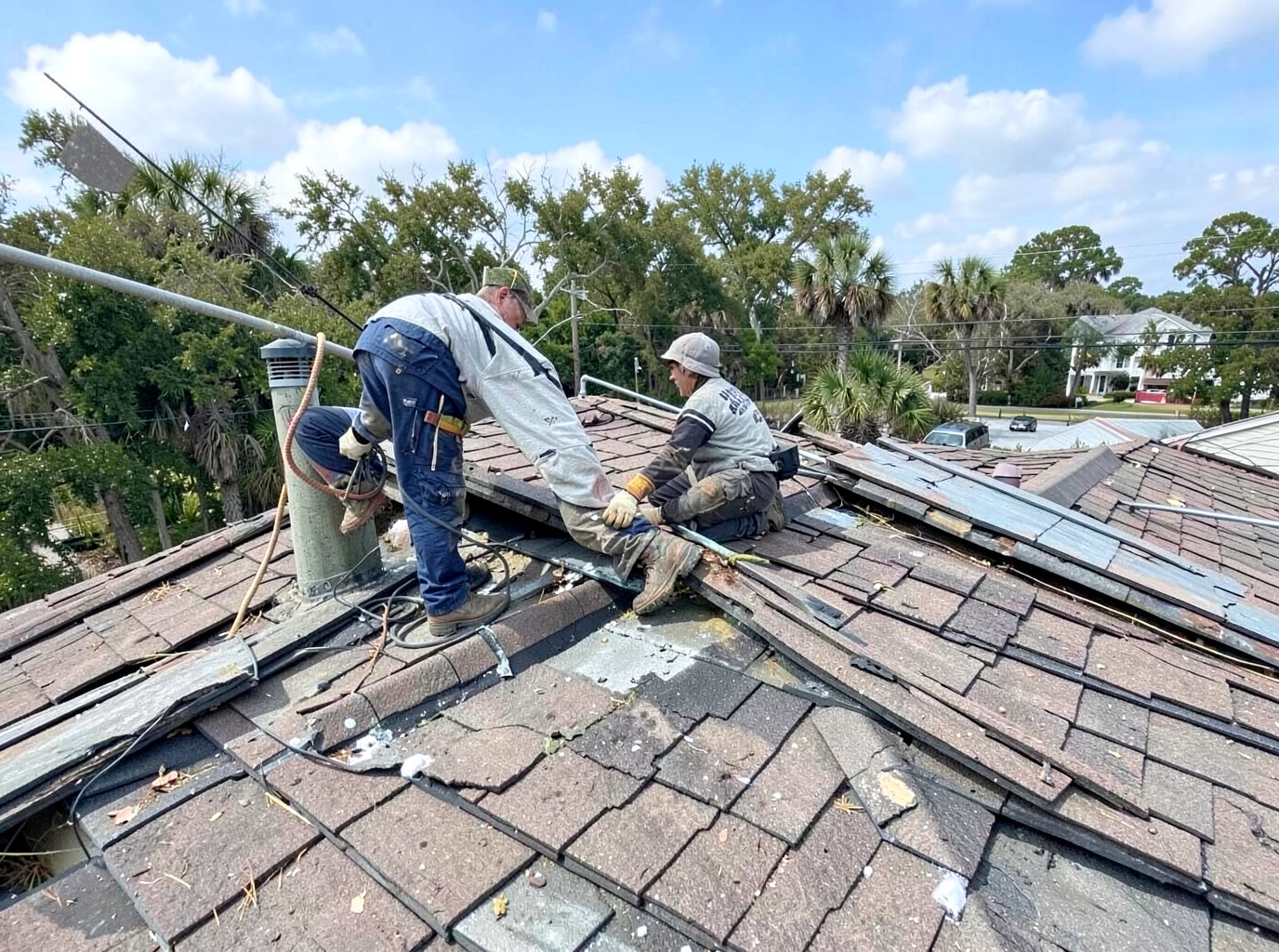 Storm Damage Roof Repair in Deltona